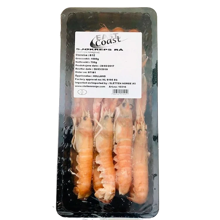 Sjøkreps 8/12 750g Frys