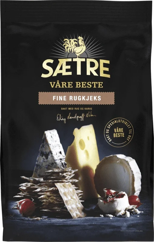 Sætres Beste Fin Rugkjeks 100g