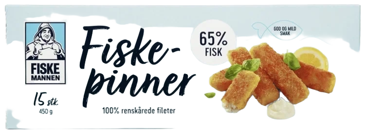 Fiskepinner Msc 450g Fiskemannen