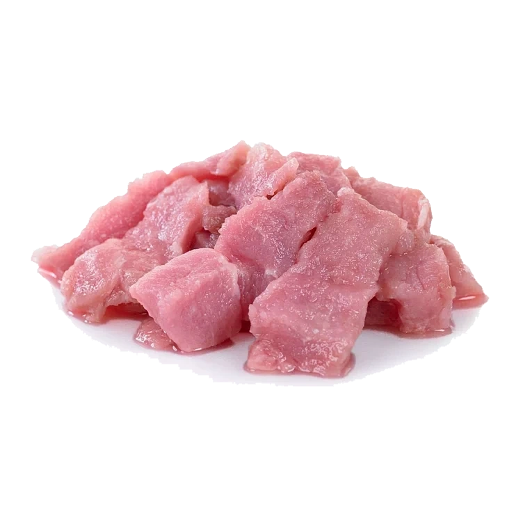 Svinekjøtt strimlet ca8x60x8mm 4xca2kg  fr   kg