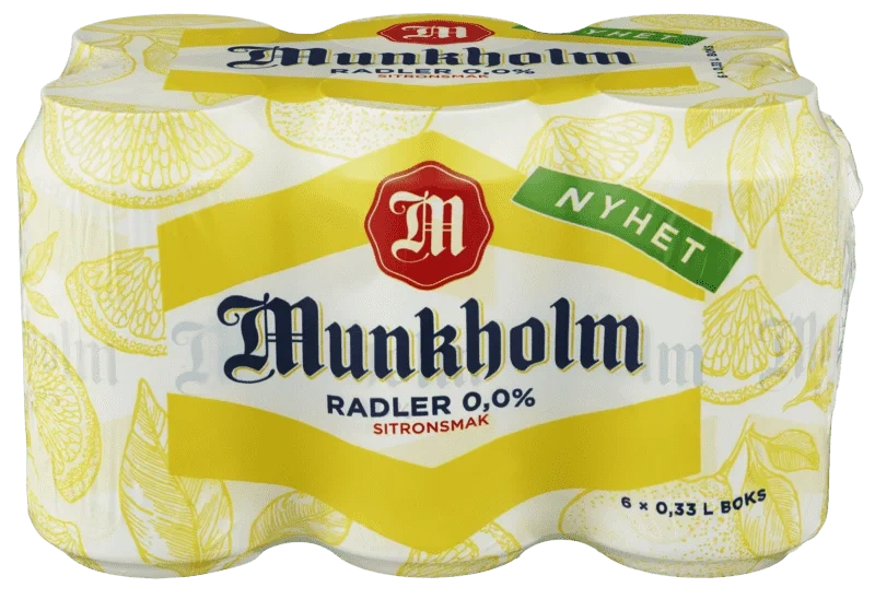 Munkholm Radler Sitron 0,33lx6 Bx