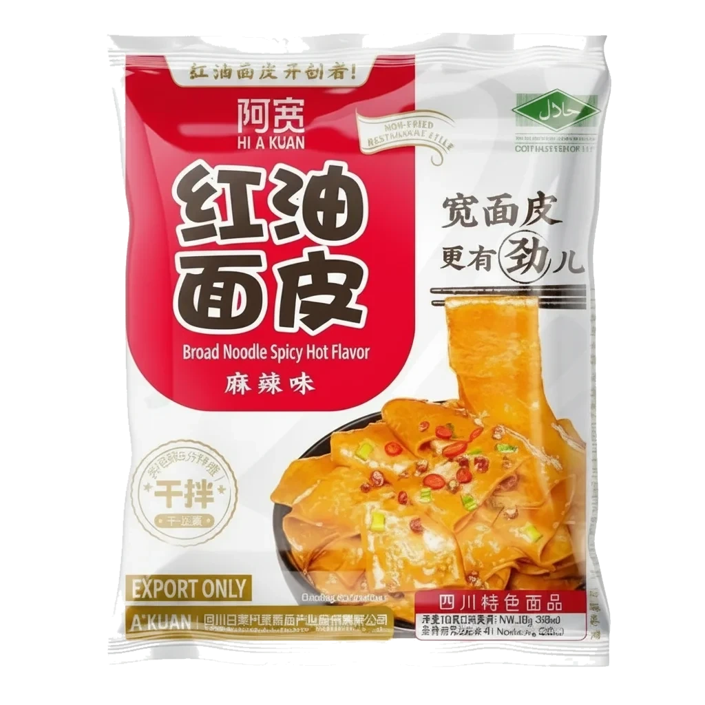 Baijia Broad Spicy Noodle 110g