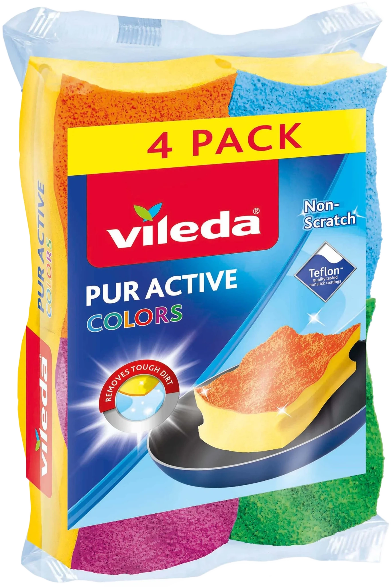 Vileda Pur Active Colors skrubbsvamp