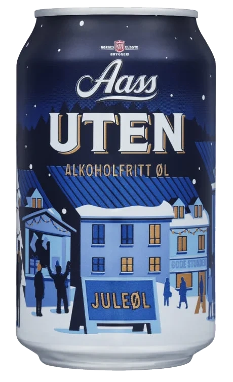 Aass uten Juleøl 0,33l boks