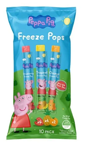 Peppa Pig Freeze Pops 10x50ml