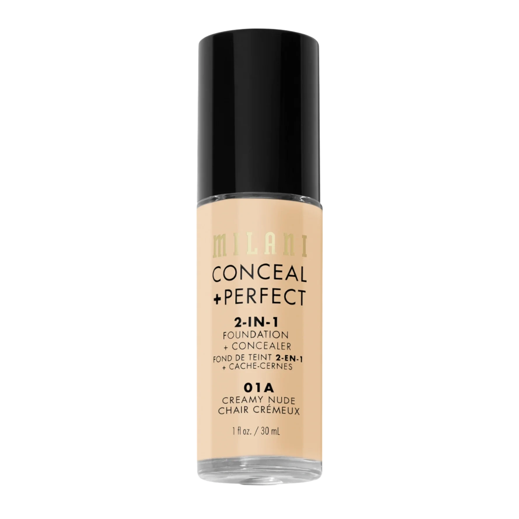 Milani Conceal + Perfect 2-In-1 Foundation 01A Creamy Nude