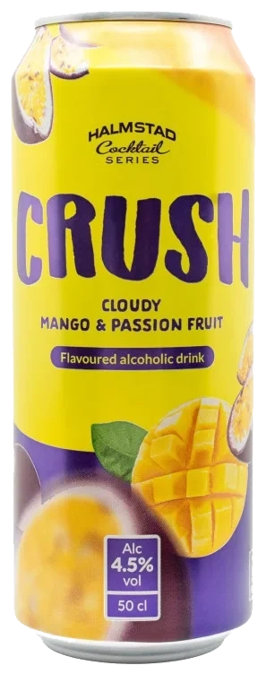 Halmstad Crush Mango Passion 0,5l boks