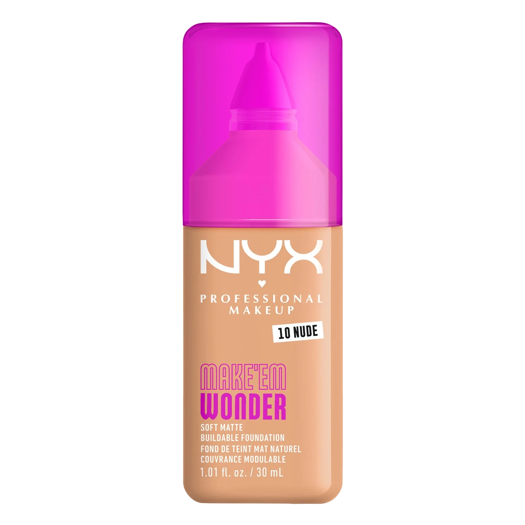 NYX PROFESSIONAL MAKEUP Make Em Wonder Foundation 10 Nude