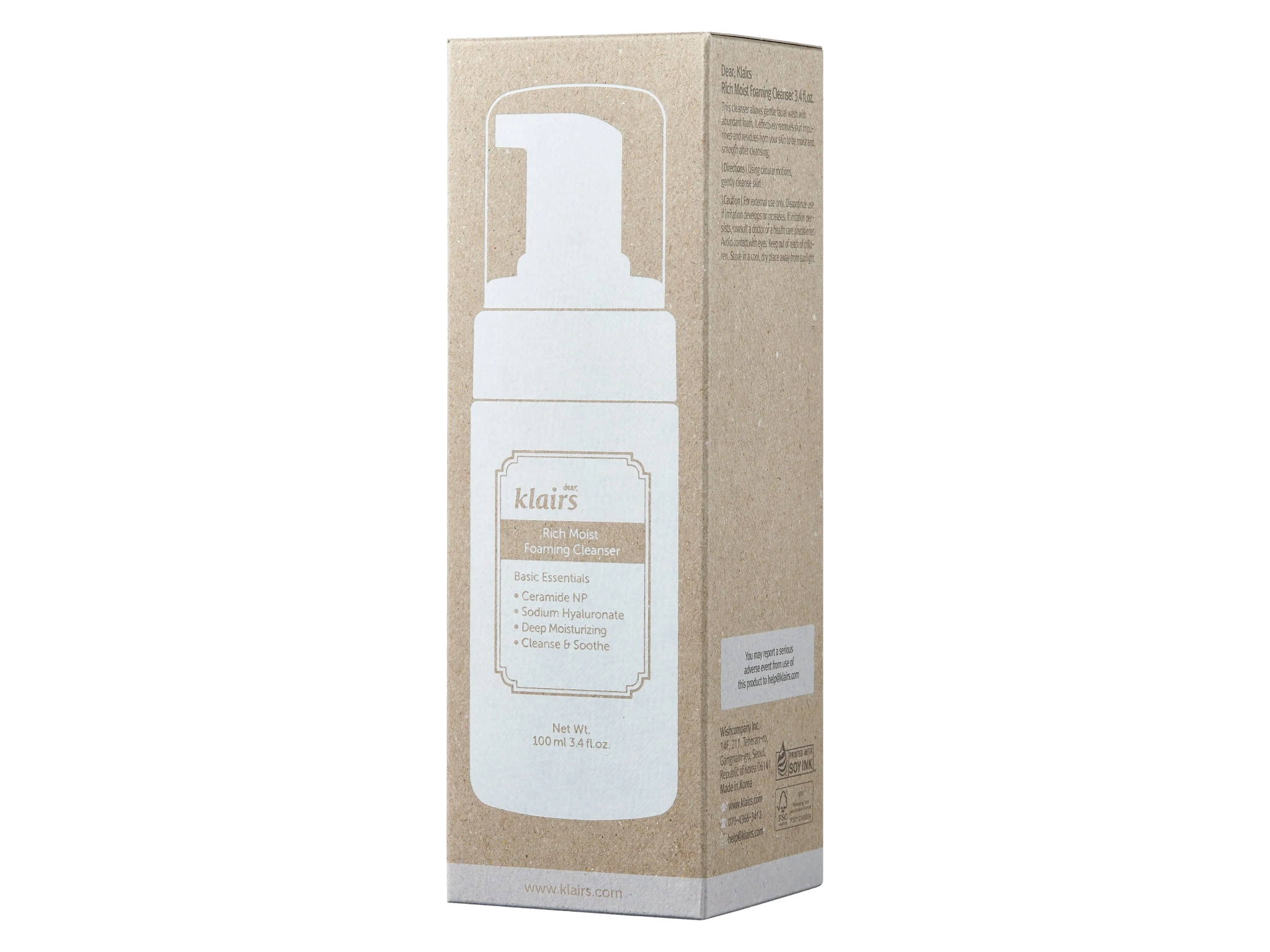 Rich Moist Foaming Cleanser