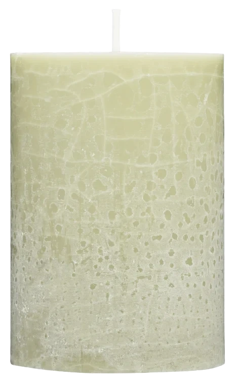 Kubbelys Grønn 100% Stearin 10cm Unik