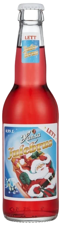 Hansa Julebrus Lett 0,33l flaske