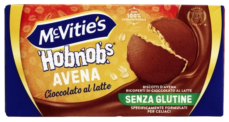 Hobnobs Havrekjeks Sjokolade Gl.Fri 150g Mcvitie's