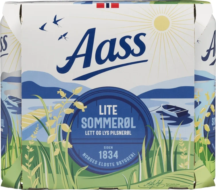 Aass Lite Sommerøl 0,5l boks 6pk