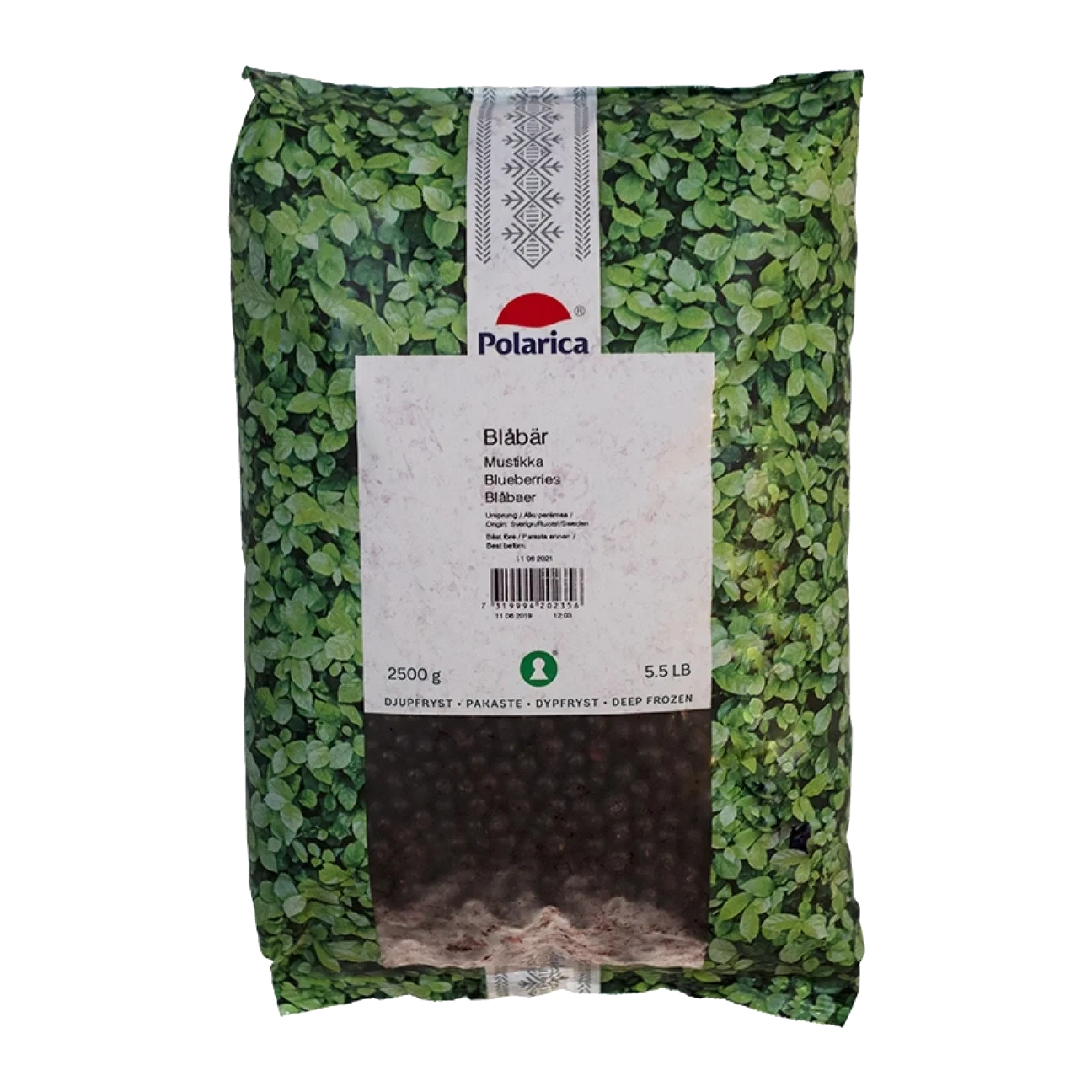 Blåbär, Svenska 2x2,5kg
