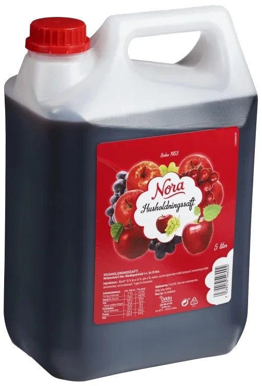Husholdningssaft 5l Nora