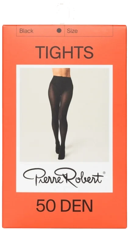 Tights 50 Den Black 44-48 Pierre Robert