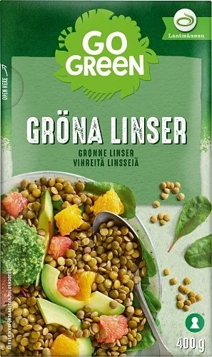 Grønne linser 400g