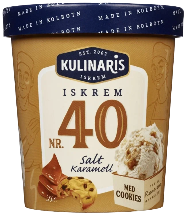 Kulinaris Iskrem Salt Karamel&Cookies 0,5l