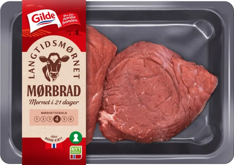 Storfe Mørbradbiff L.Mør Skivet Pk