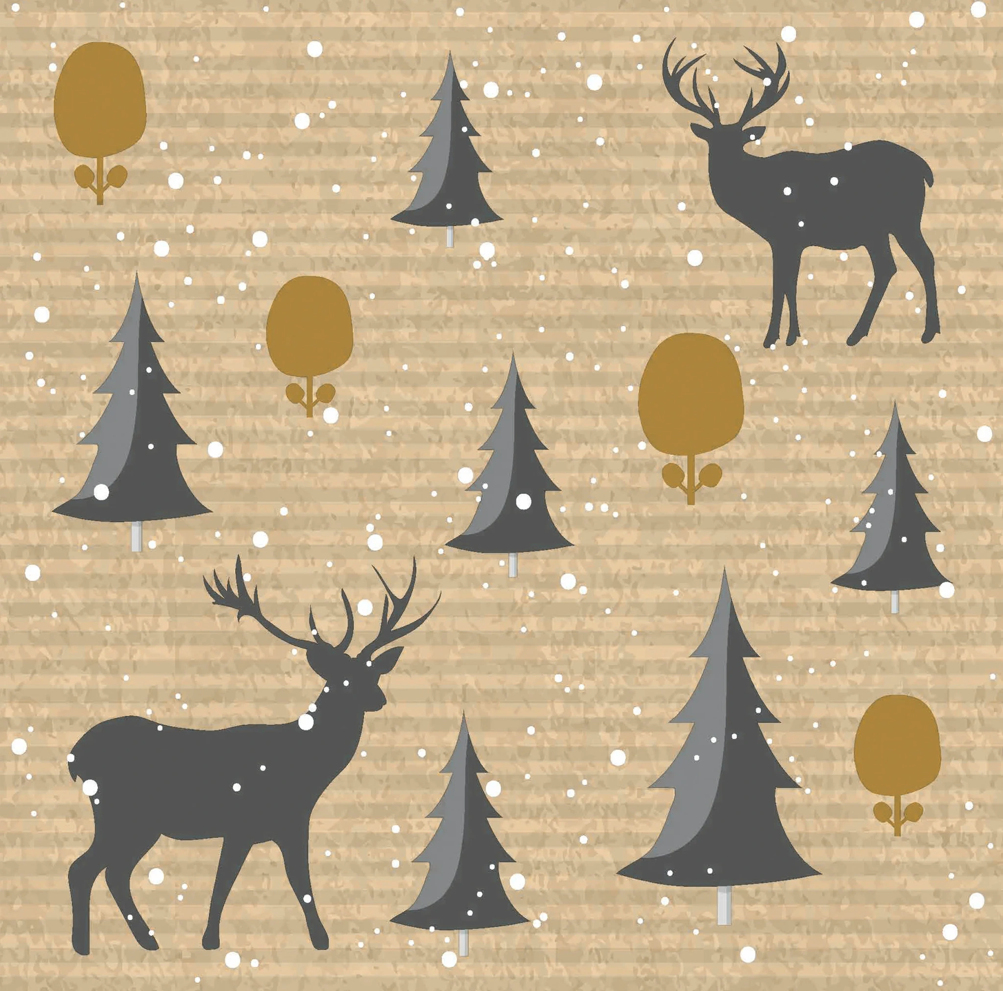 Dunisoft®-Serviette Deer Forest