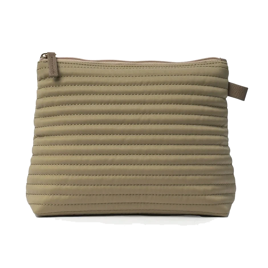 Ceannis Cosmetic M Taupe Soft Quilted Stripes