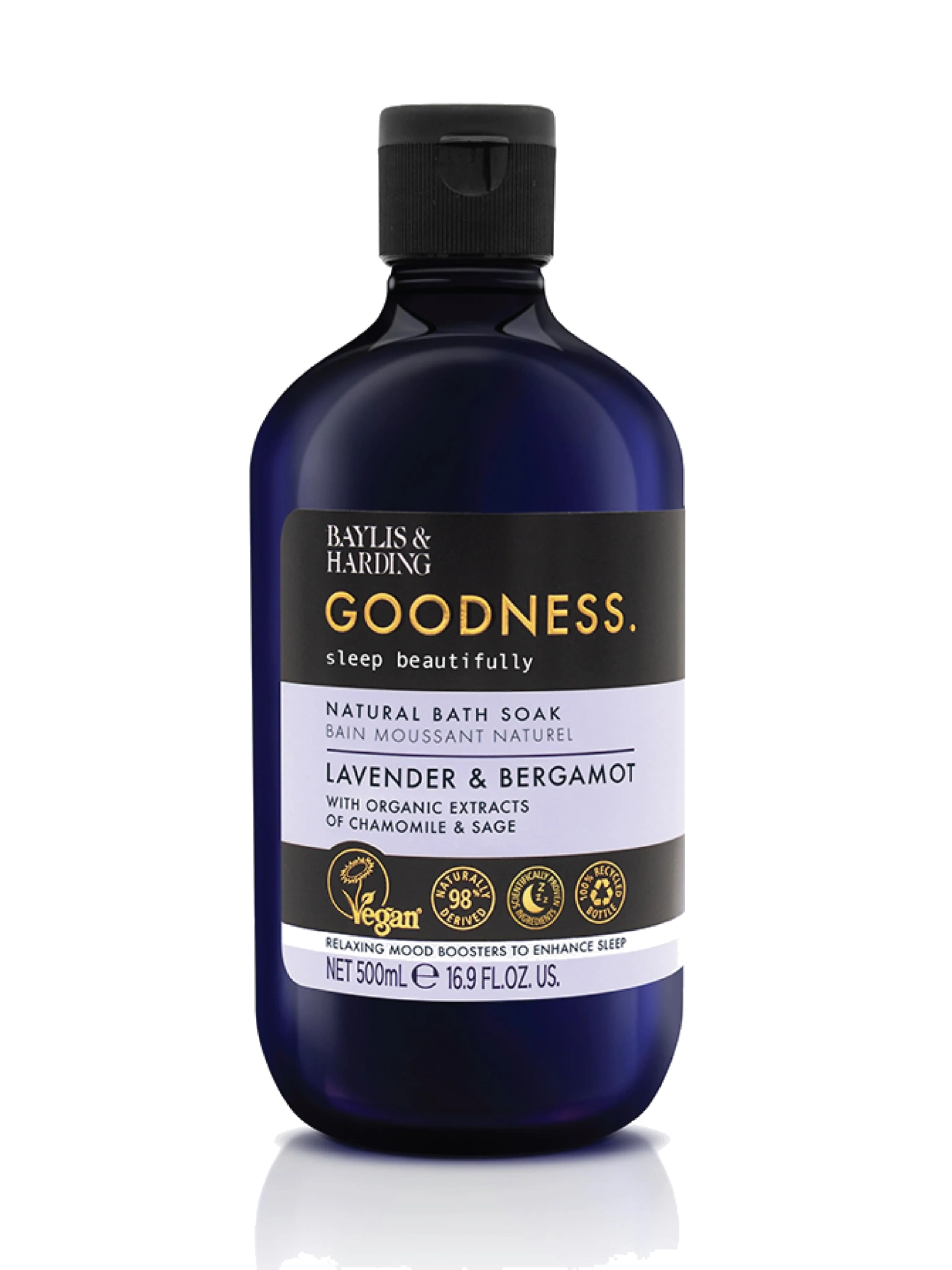 Baylis & Harding Goodness Sleep Lavender & Bergamot Bath Soak, 500 ml
