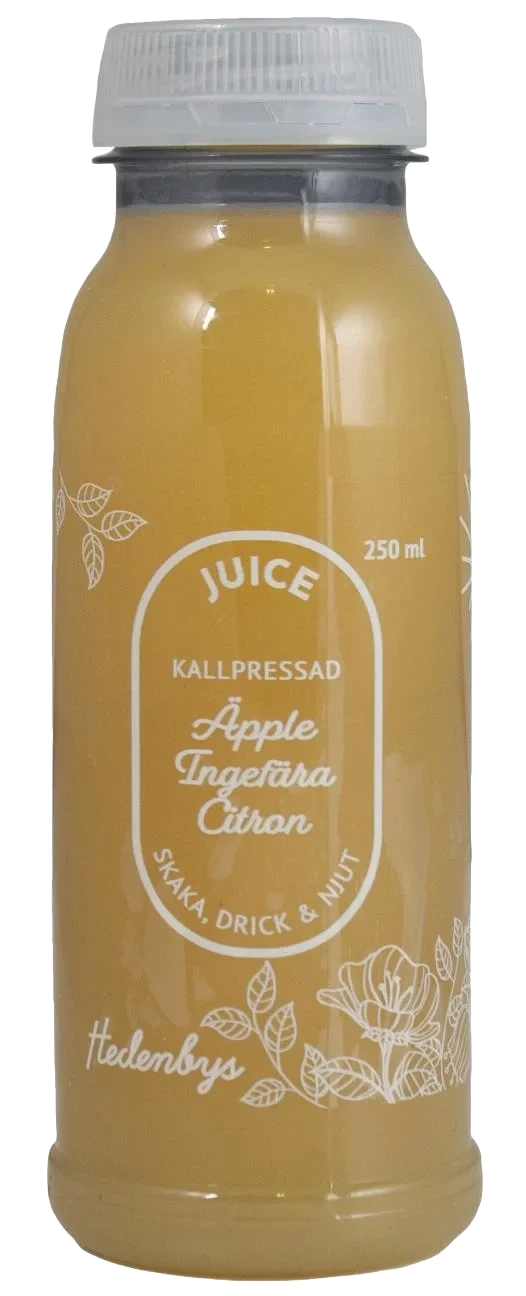 Äpple ingefära citron juice