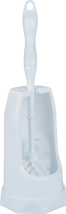 Toalettbørste Hvit Ø74mm 44x13x13cm Pp