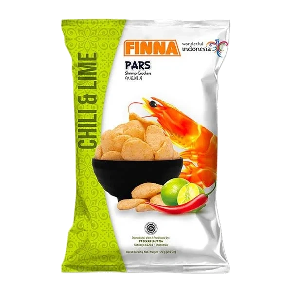Finna Pars Shrimp Crackers Chili & Lime 70g
