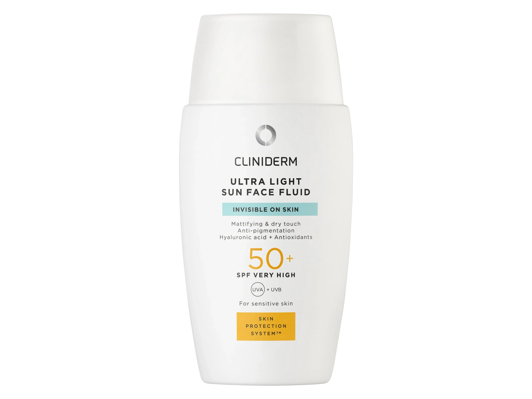 Cliniderm Ultra Light Sun Face Fluid SPF50+, 40 ml