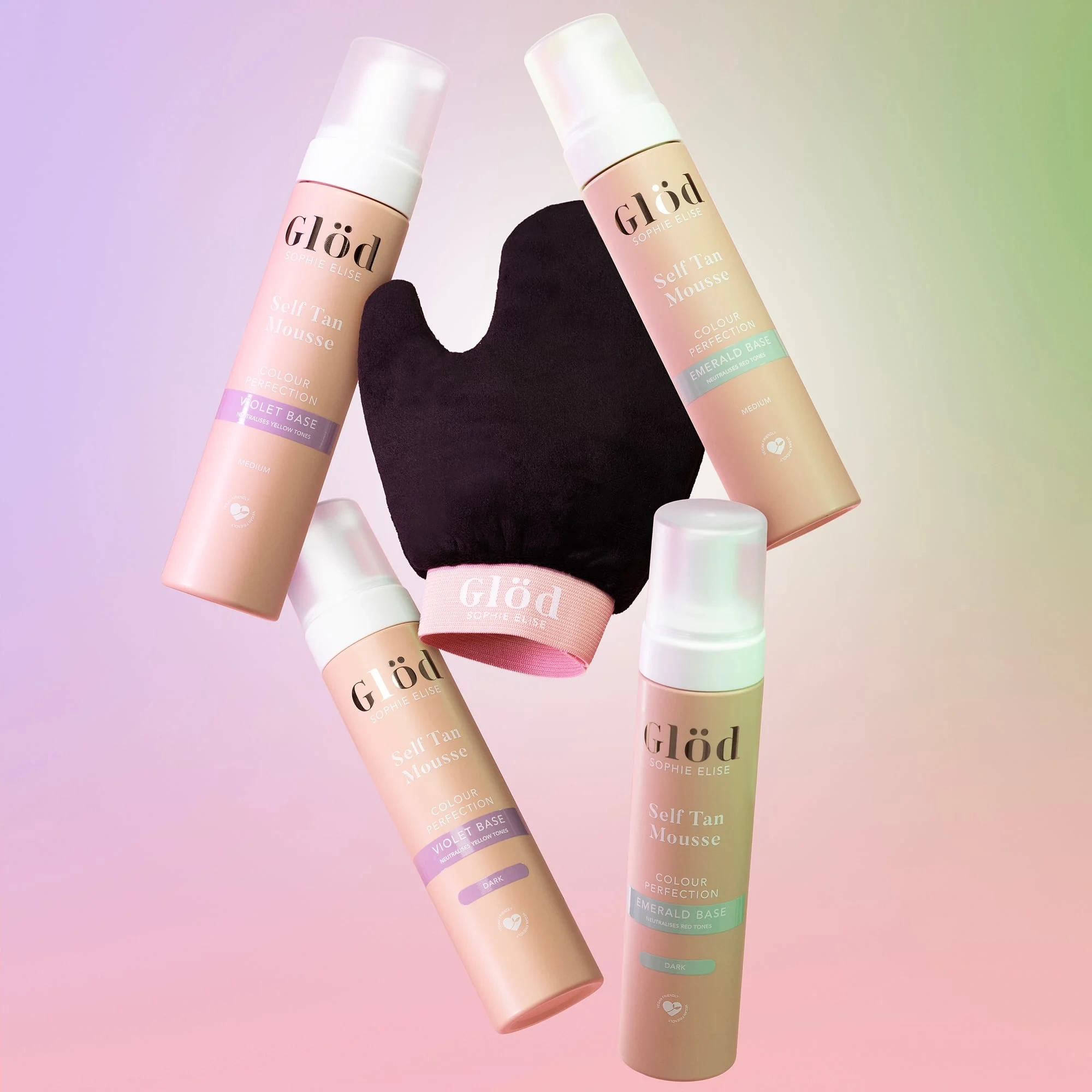 Glöd Sophie Elise Self Tan Mousse Color Perfection, Violet Medium, 200 ml