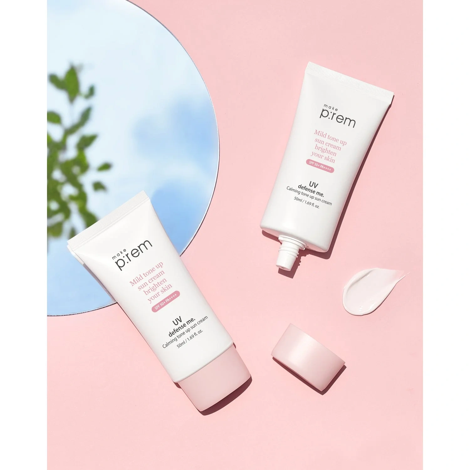 Make Prem UV Defense Me Calming Tone Up Sun Screen