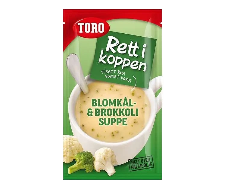 Rik blomkål og brokkoli pose   20g