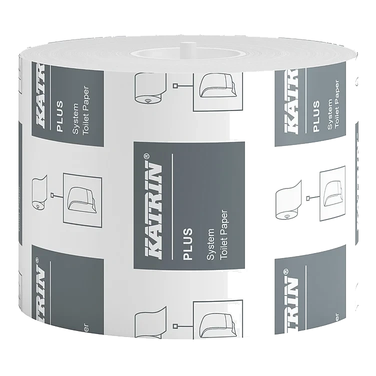 Toalettpapir plus system 2l 85,5m  stk