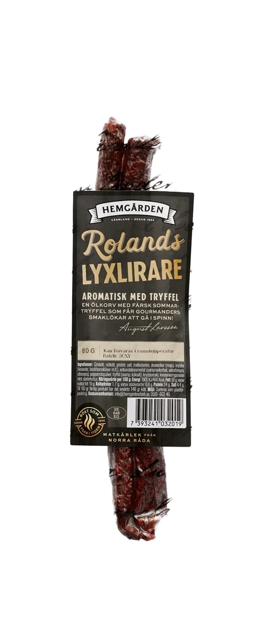 Ölkorv Rolands lyxlirare 80 gr