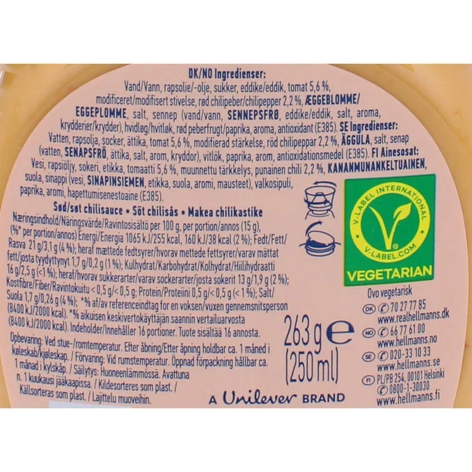 Hellmann's Creamy Sweet Chili Sås