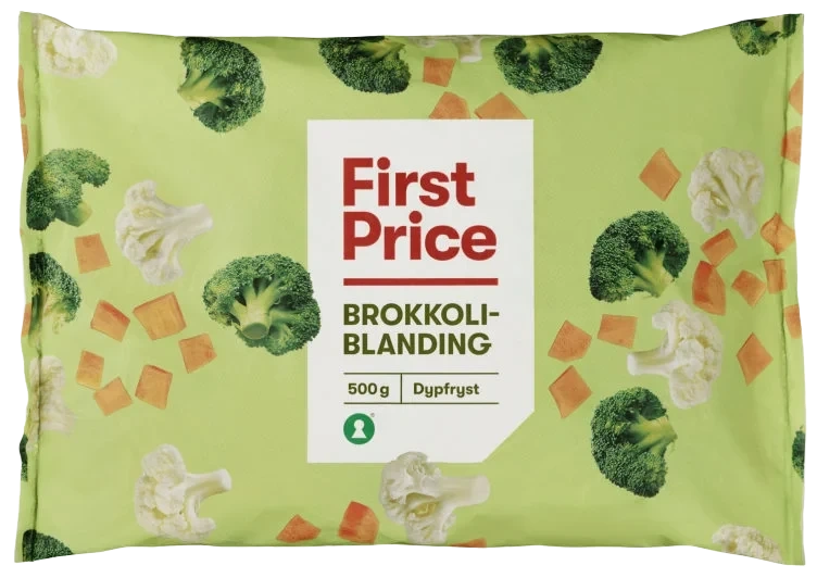Brokkoliblanding 500g First Price