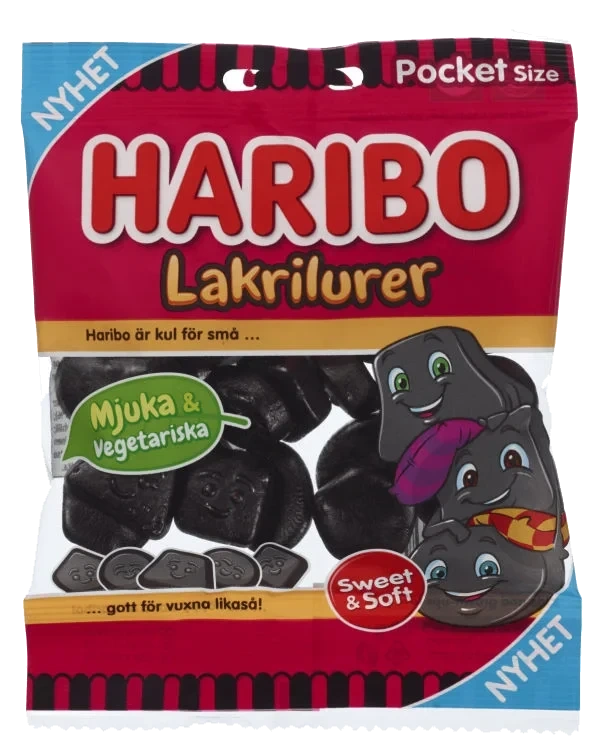 Lakrilurer 80g Haribo