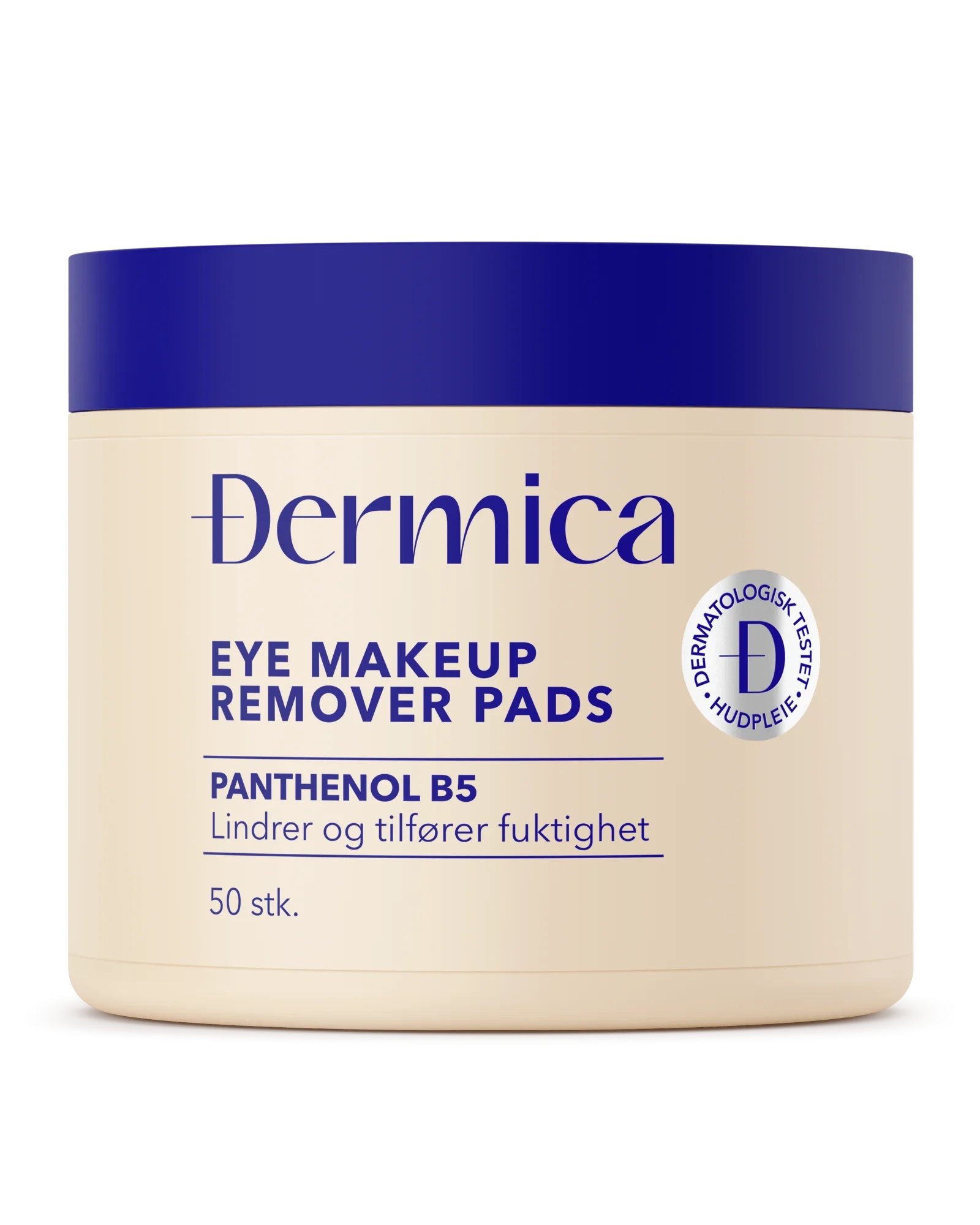 Dermica Eye Makeup Remover Pads øyesminkefjerner 50 stk
