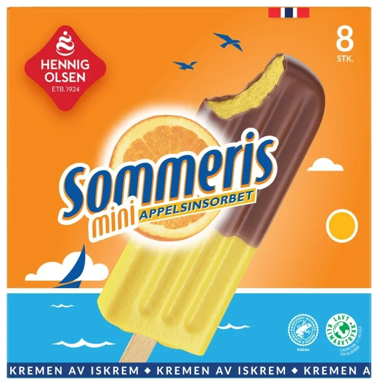 Sommeris Appelsin 8stk Hennig-Olsen