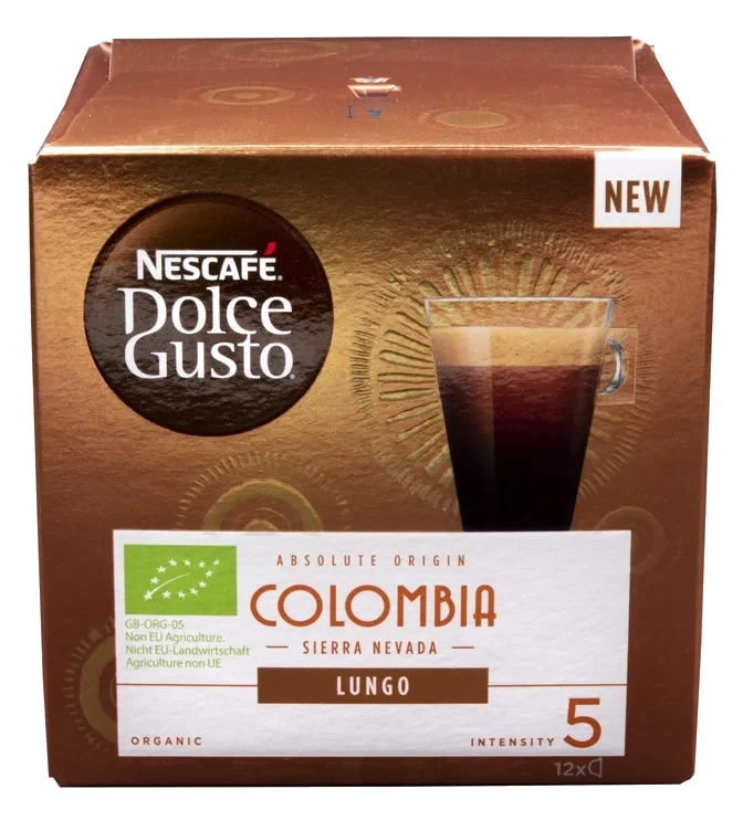 Dolce gusto colombia lungo organic  84g