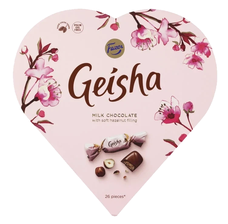 Geisha Heart Box 190g Fazer