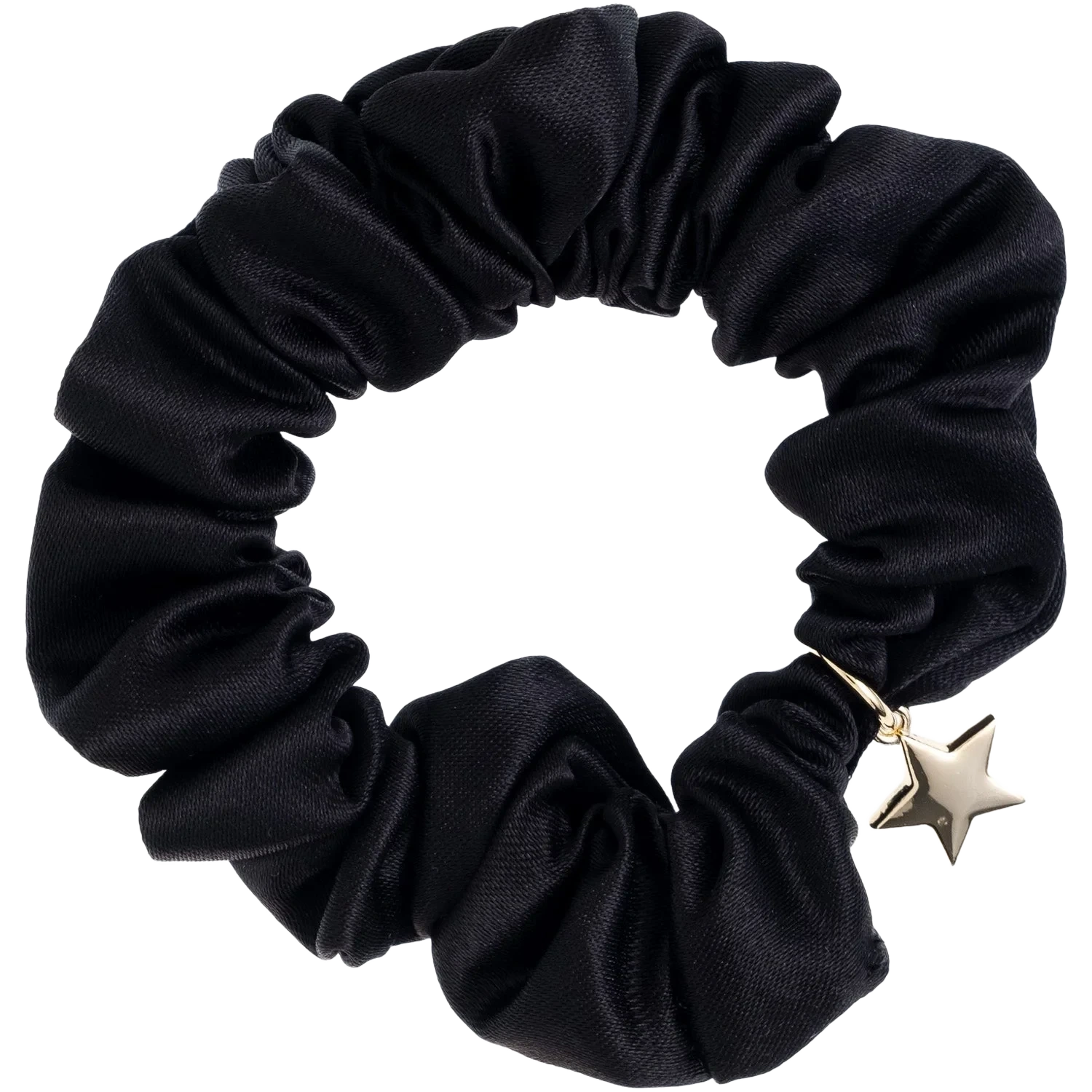 Dark Satin Scrunchie