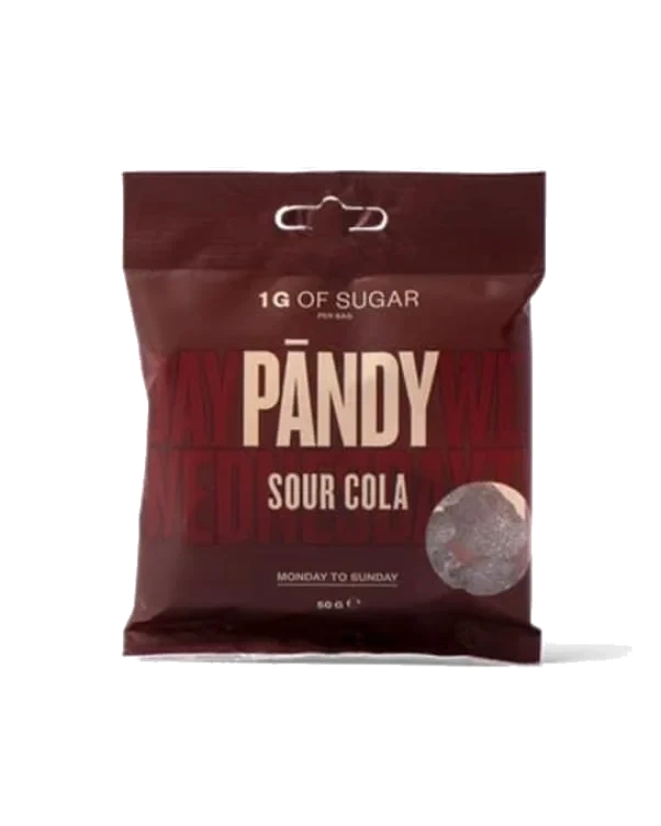 Sour Cola u/Sukker 50g Pändy
