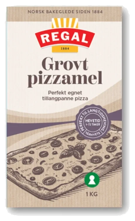 Pizzamel Grovt 1kg Regal