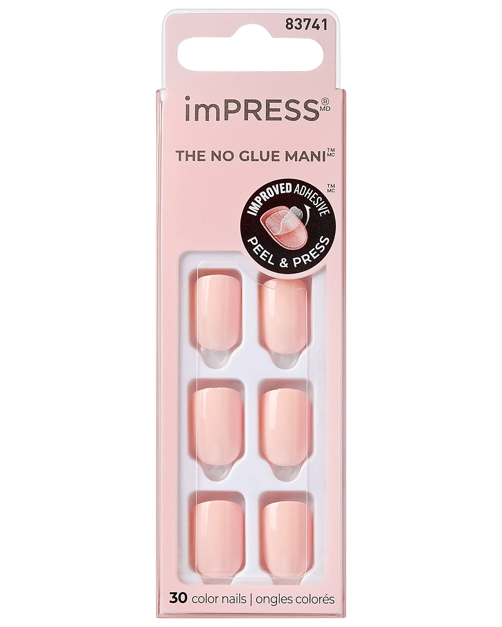 KISS imPRESS Color Pick Me Pink løsnegler 30 stk