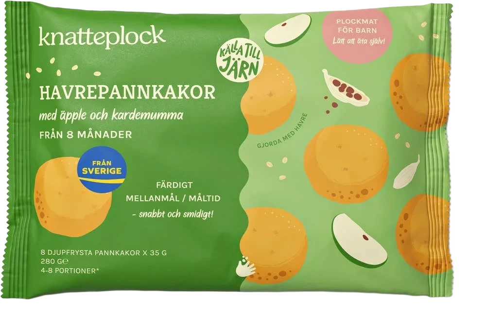 Havrepannkakor Äpple & Kardemumma Fryst