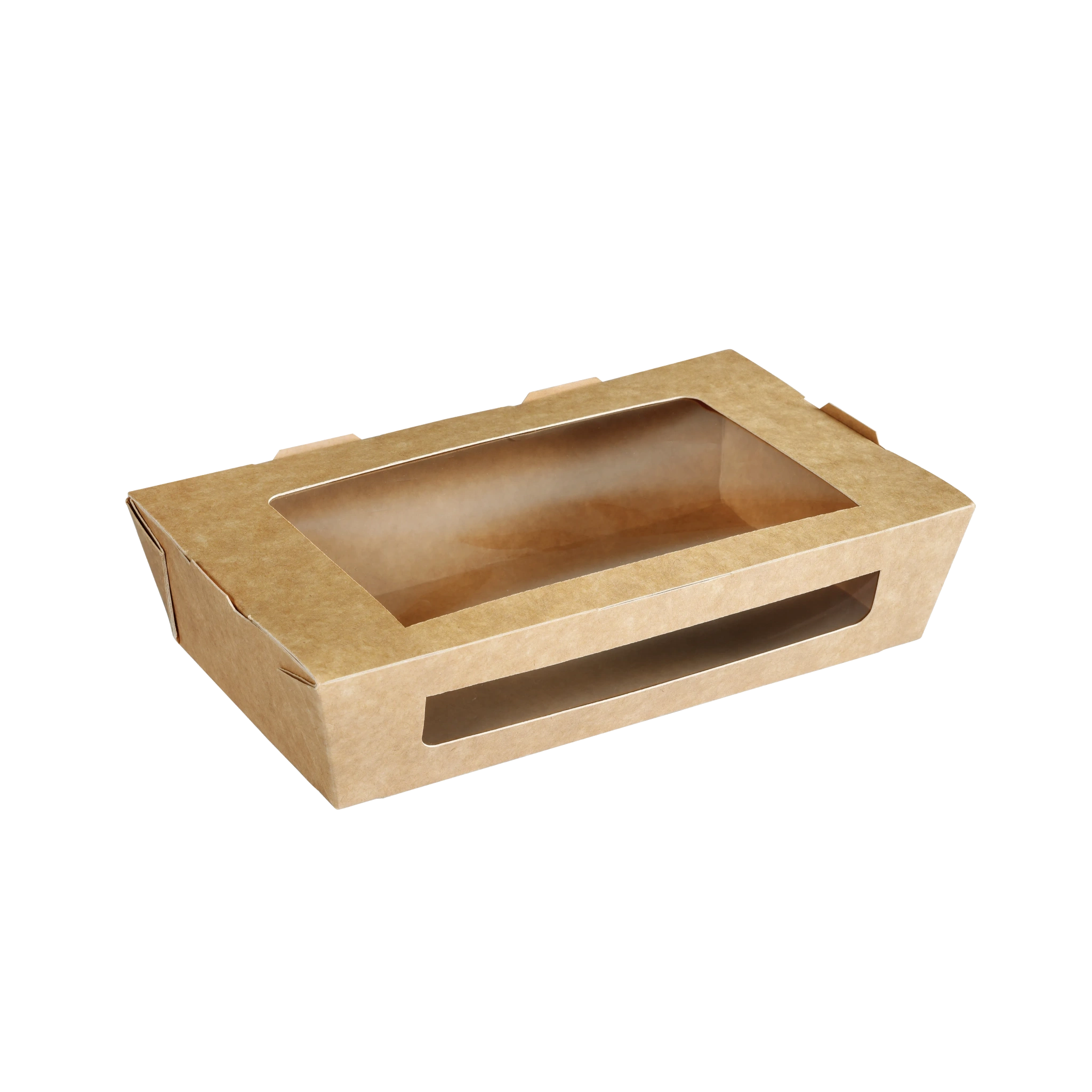 Menübox mit PLA-Fenster Braun