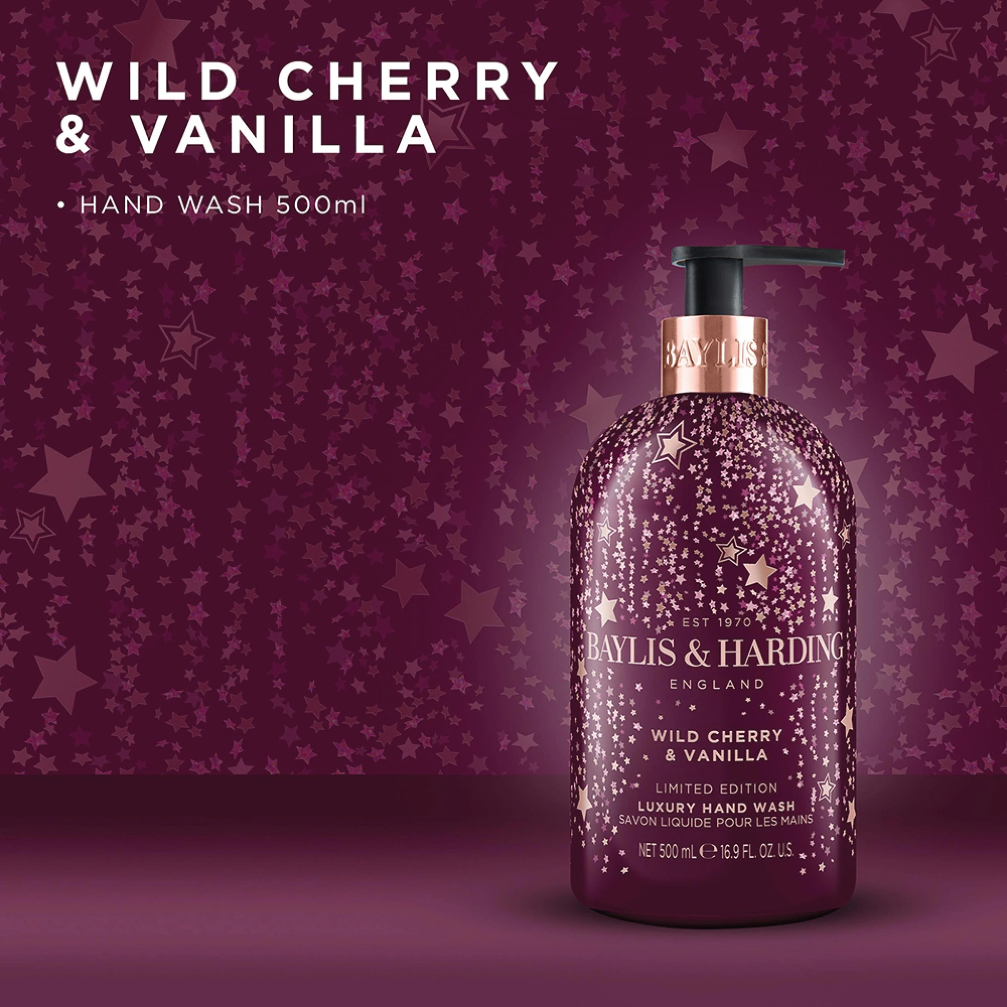 Baylis & Harding Wild Cherry & Vanilla Seasonal Hand Wash, 500 ml