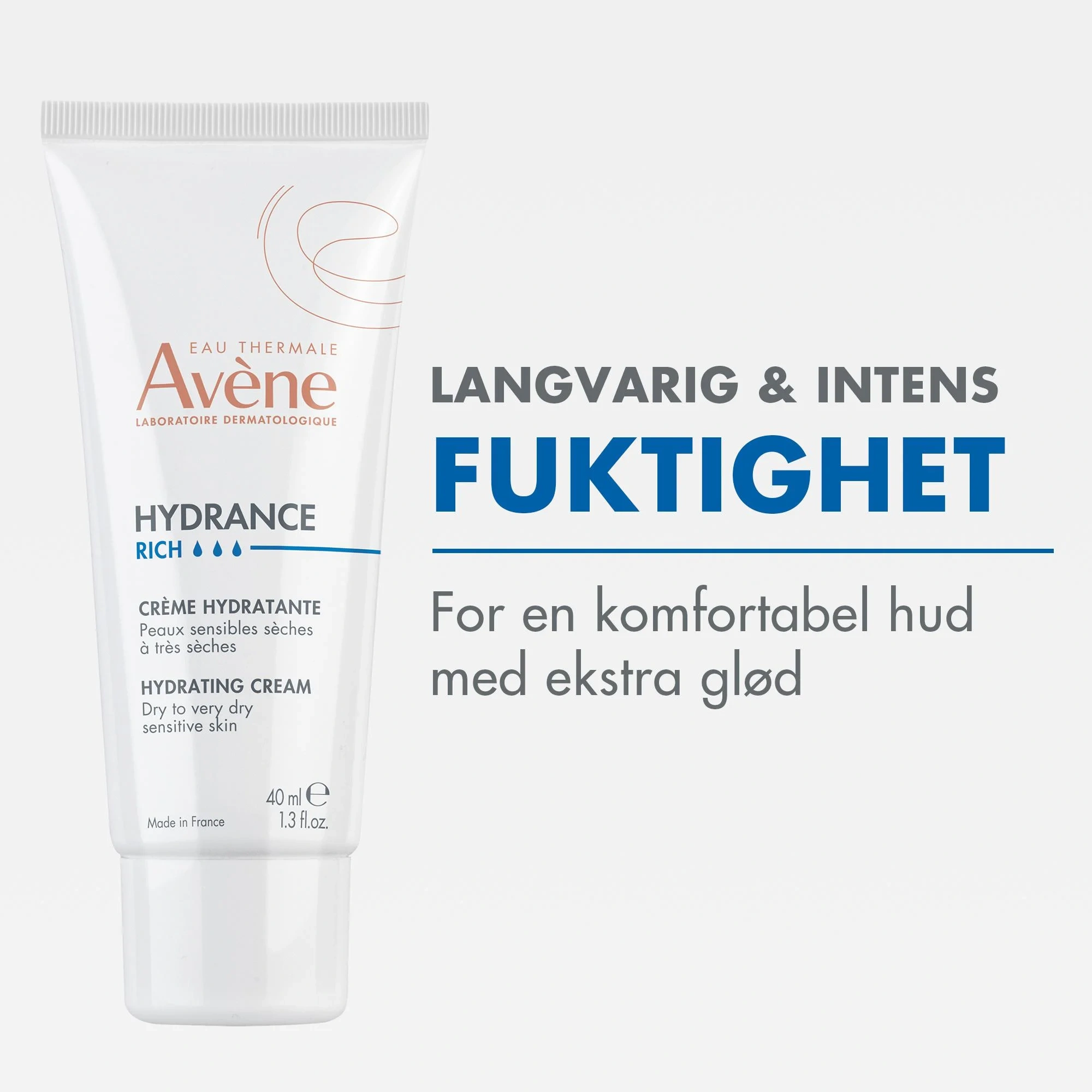 Avène Hydrance Rich Cream, 40 ml